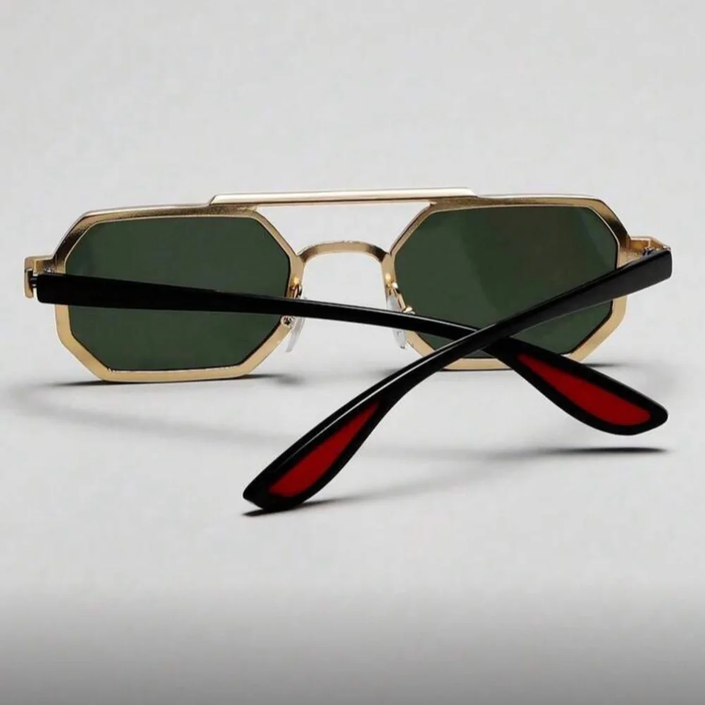 Gold and Black Sunglasses